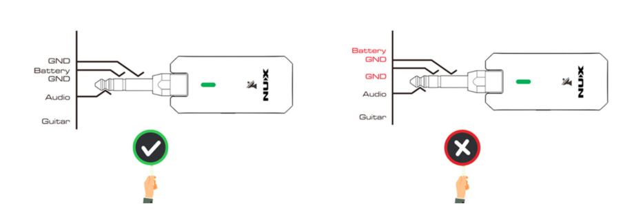 C5RC Draadloos Gitaarsysteem 5,8 GHz Automatische Synchronisatie