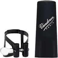 Vandoren M/O BLACK LIGATURE BASSE WITH PLASTIC CAP - LC54BP