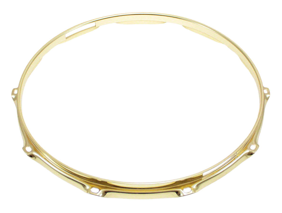 Hoepel 14" 10 Spanbouten Snarekant Goudkleurig Super Triple Flange 3.0mm