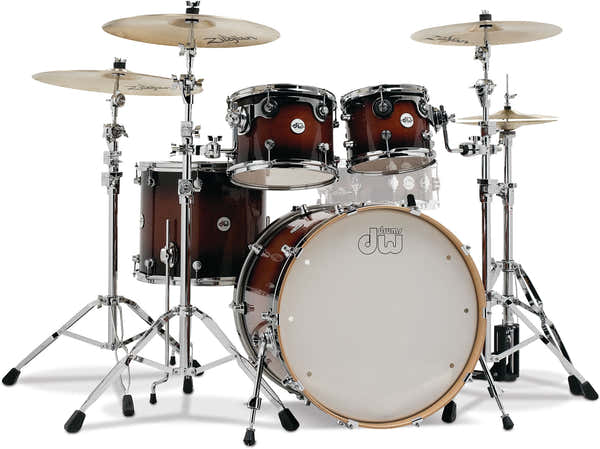 DW Drum Workshop DW Design Stage 22 4 Ketels Tabaksburst
