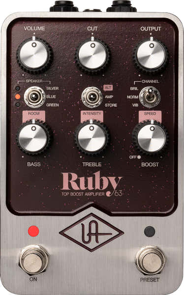 Universal Audio UAFX Ruby '63 Top Boost-versterker
