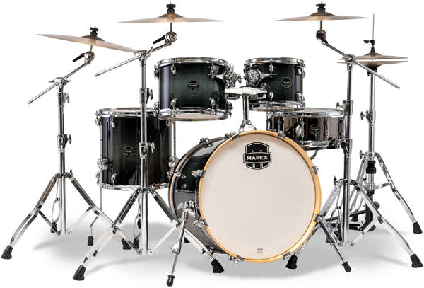 Mapex armory fusion 5 Ketels zwart onyx