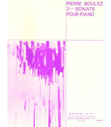 BOULEZ P. - Sonate nr. 2 - Piano