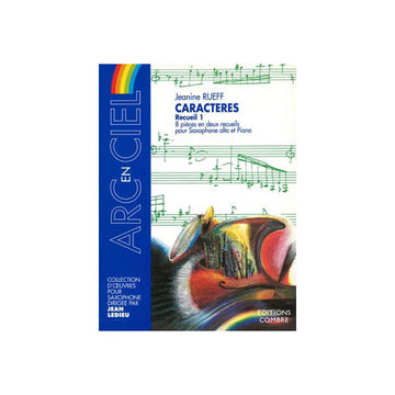 Rueff - Caractères - Recueil 1 - Saxophone et Piano