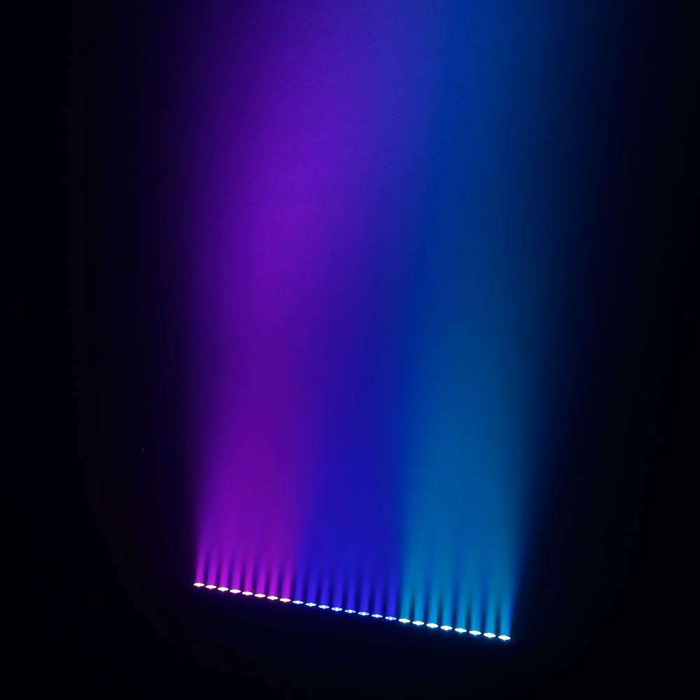 TRIBAR 400 IR - TRICOLOR LED BAR (RGB) 24 X 3 W BLACK BOX MET INFRAROOD AFSTANDSBEDIENING