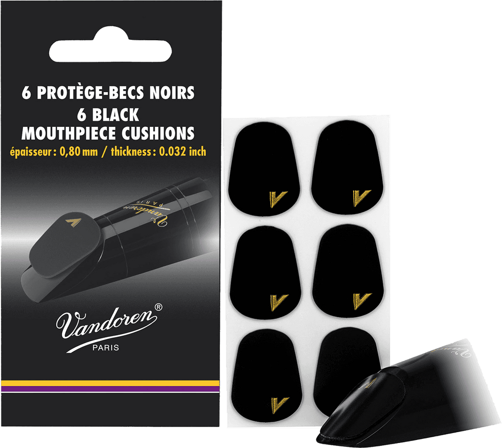 Zwarte Mondstukbeschermers (X6 Stuks)