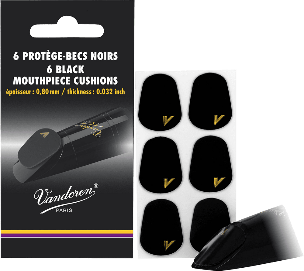 Zwarte Mondstukbeschermers (X6 Stuks)