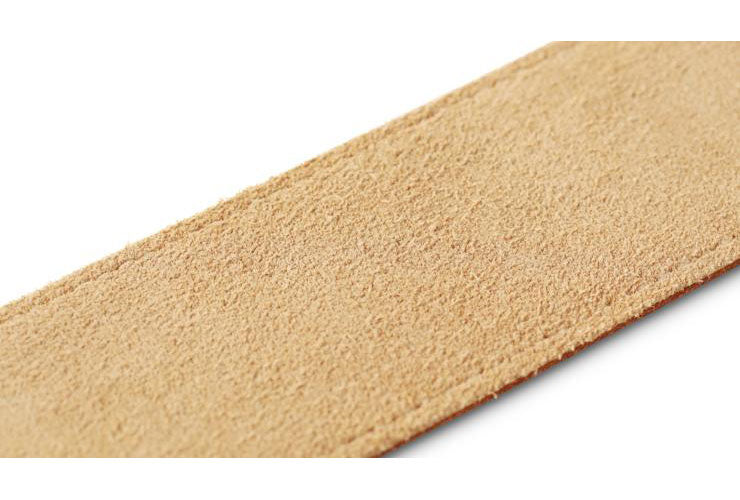STRAP MEDIUM BROWN SANDED SUEDE 2.5"