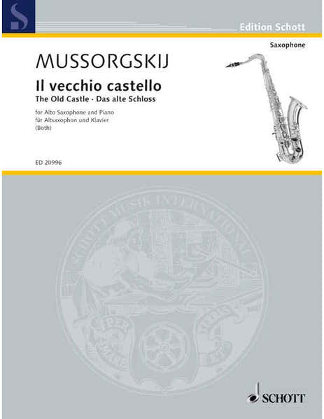 Schott Moussorgski - Le Vieux Château - Saxophone Alto et Piano