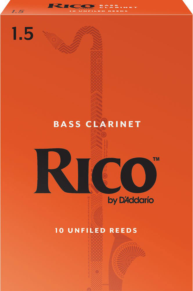 D'addario - Rico ORANGE BASS CLARINET REEDS 1.5