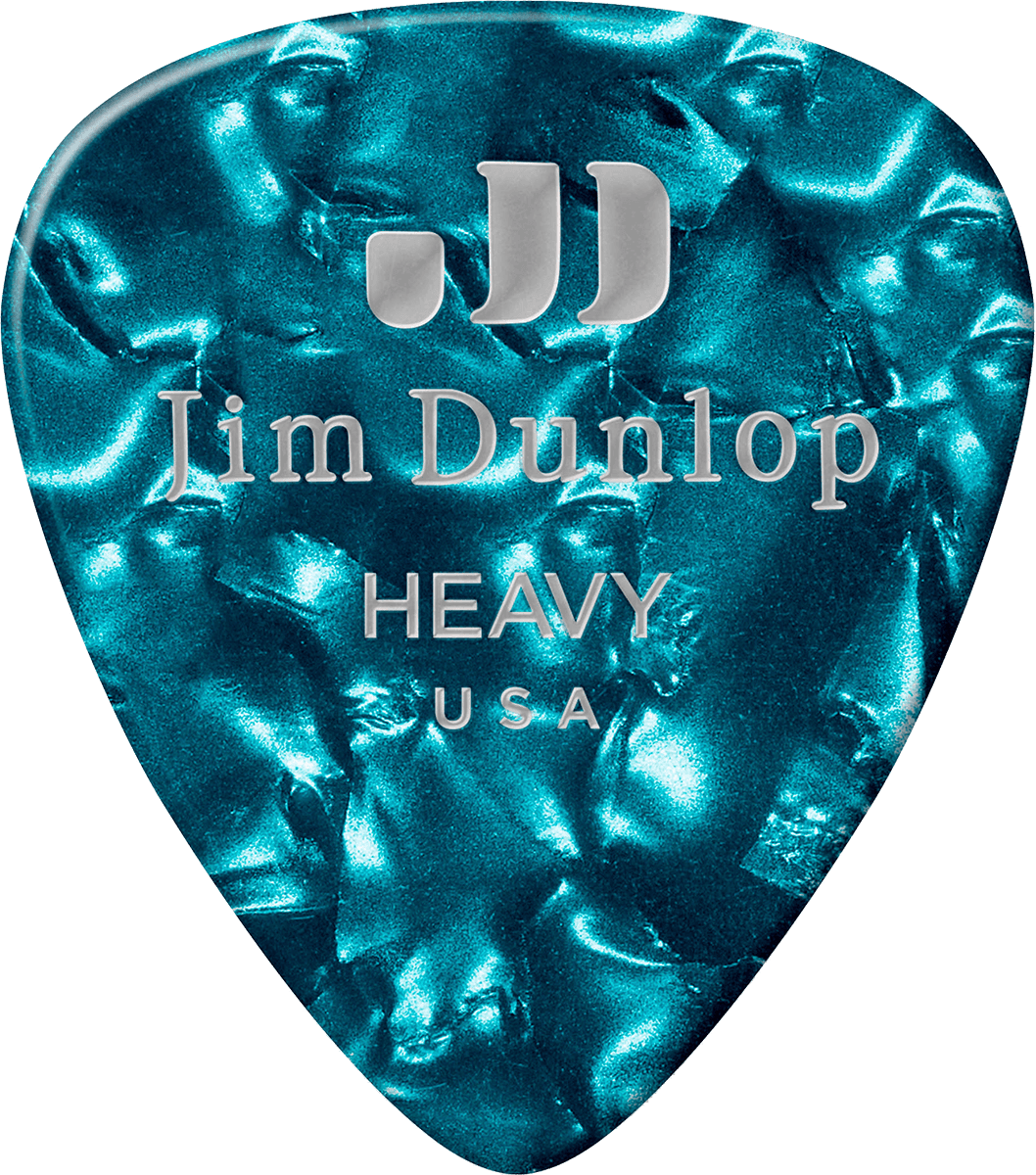 12 x Dun echt celluloid Turquoise