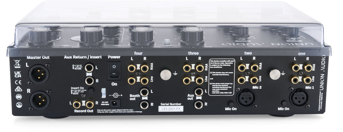 Hoes voor Union Audio ORBIT.4 LE & ORBIT.4 LE FX