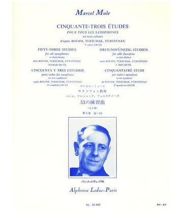 Mule M. - 53 Etudes D Apres Boehm,Terschack Et Furstenau Vol. 3 - Saxophone