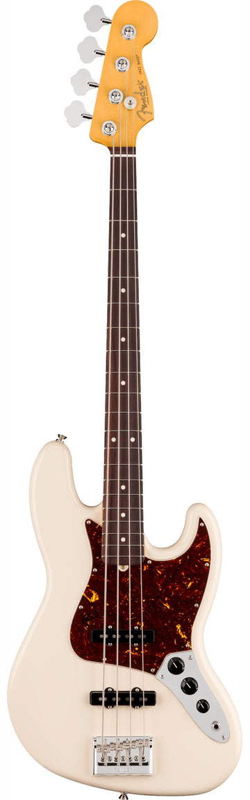 Jazz Bass American Professional, RW Olympisch wit