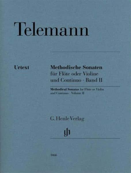 Henle Verlag Telemann - Sonates Methodiques Vol.2