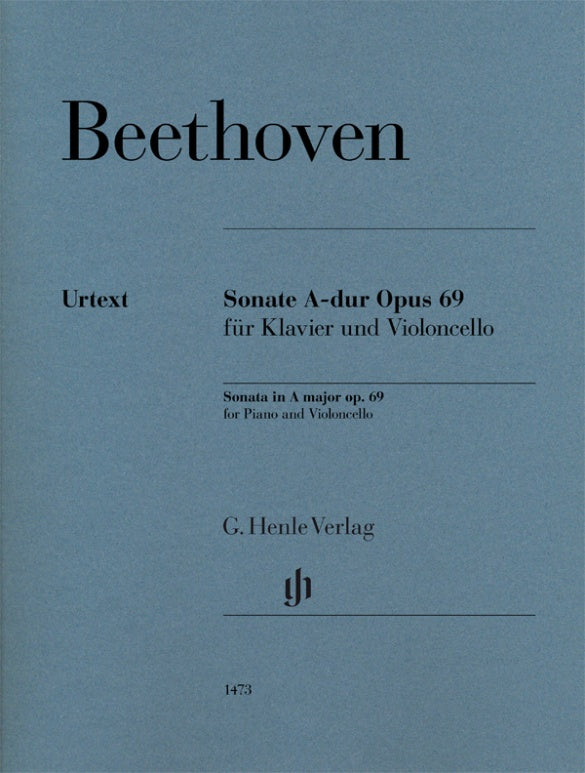 Henle Verlag Beethoven L.V. - Sonate A-dur Op.69 - Violoncelle & Piano