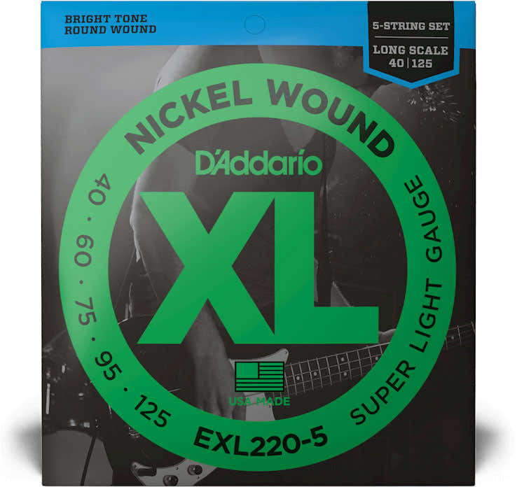 EXL220-5 Nikkel omwonden lange mensuur superlicht 5C 40-125