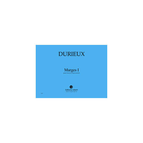 Jobert Durieux - Marges I - Clavecin et Percussions