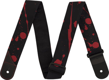 Spatwaterbestendige Riem Zwart en Rood 2" ,33 M)