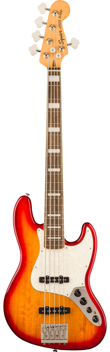 Classic Vibe Active '70s Jazz Bass V LRL White PLPG Sienna Sunburst - Gereconditioneerd