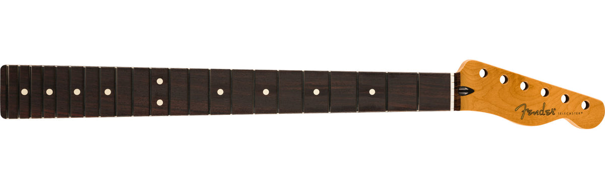 Satijnen Fat Tele-hals van geroosterd esdoorn, 22 Medium Jumbo, 9.5, RW, U-vorm