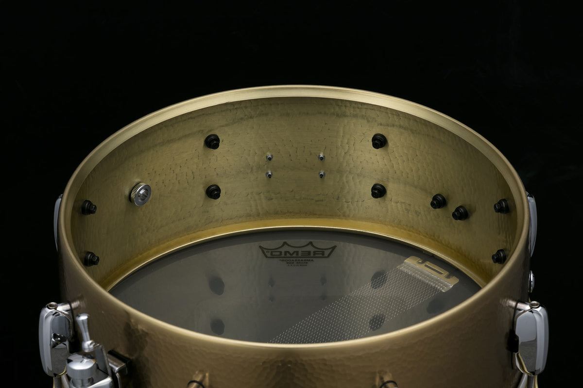 STAR RESERVE HAND HAMMERED BRASS 5.5"X14" SNARE DRUM