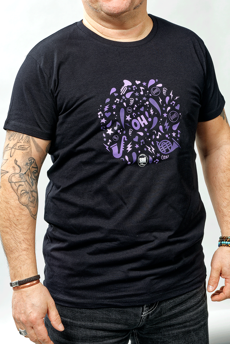 "M" T-shirt Sml Paris "Série Pop"