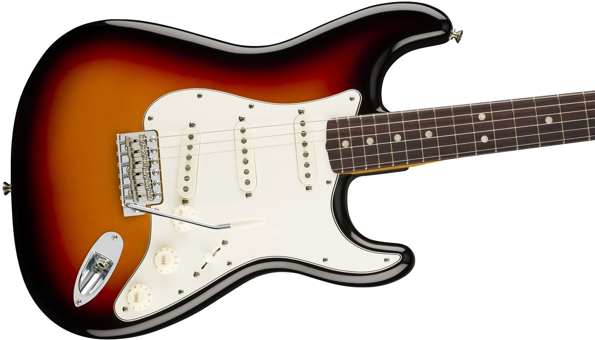 Stratocaster Eind jaren 60 Vintera III RW 3-kleuren-Sunburst