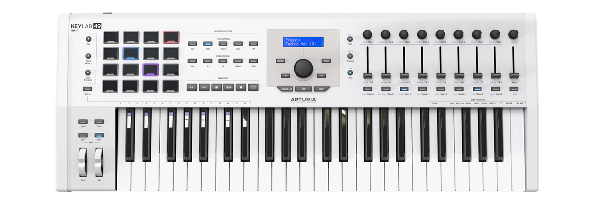 Keylab 49 MKII Wit
