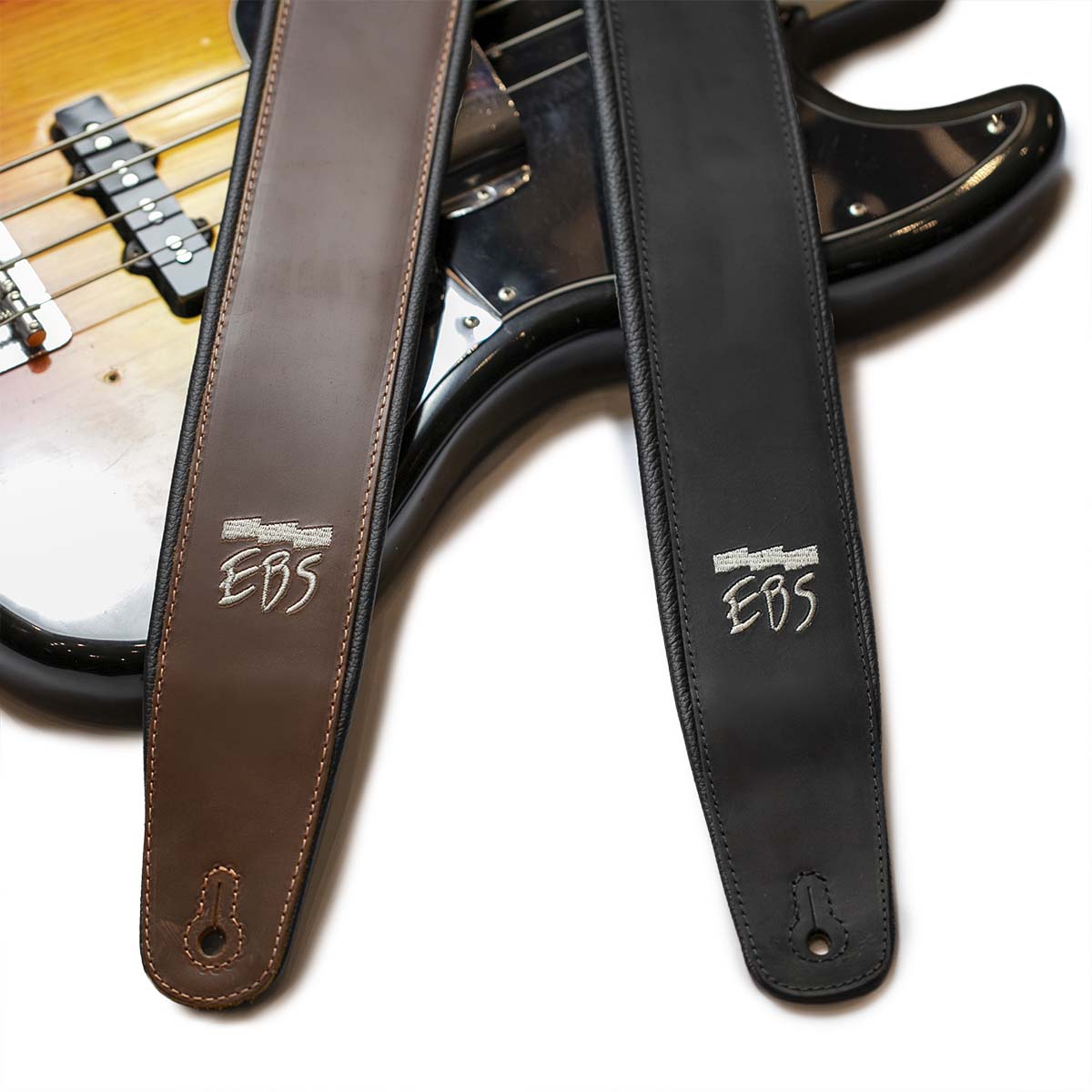 Leren band Smooth Black Matte