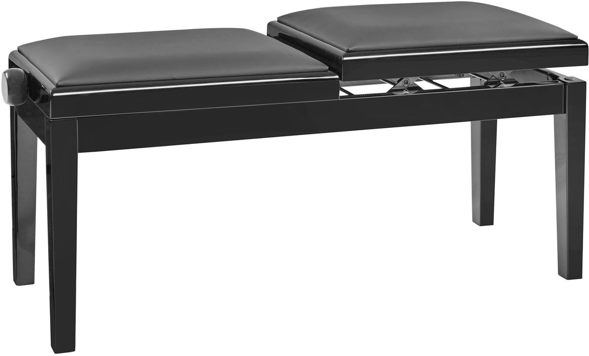 Dubbele keyboardbank 13949 Zwart