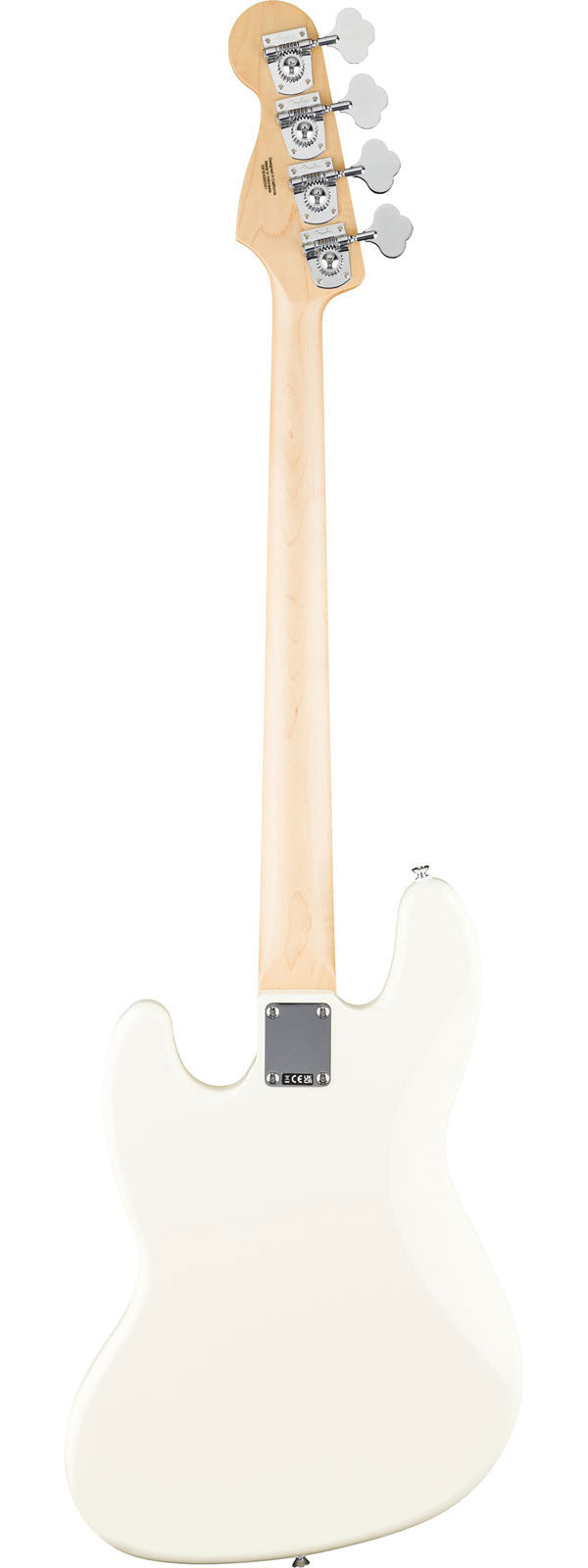Standaard Jazz Bass LRL witte slagplaat Olympic White