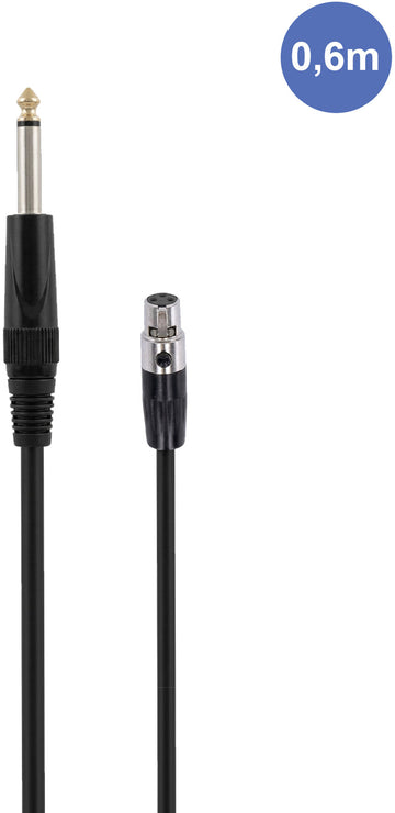 AUDIOCAB 4051 Jack naar mini-XLR female 3-polig