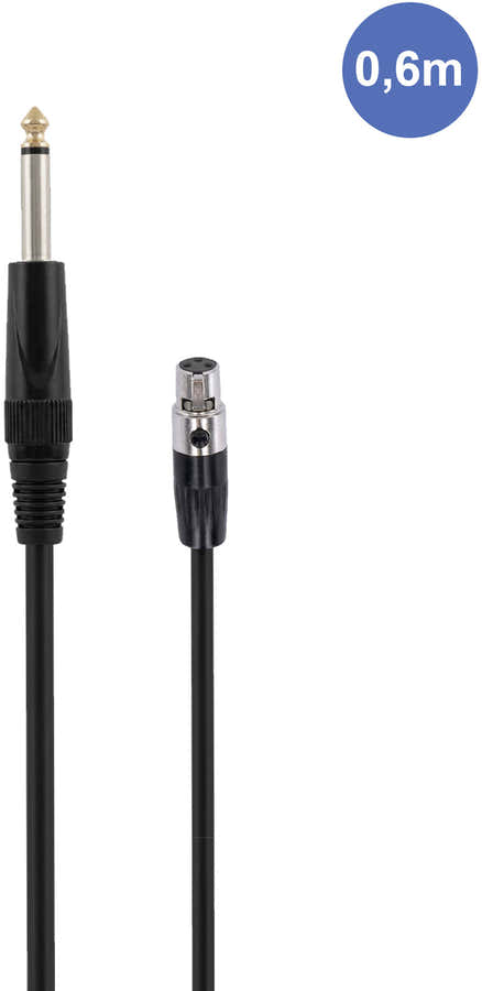 AUDIOCAB 451 Jack naar Mini XLR female 3-polig