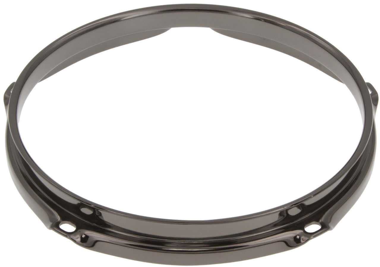 H23-8-5BK - 8" 5 Holes Black 2.3mm Super Triple Flange Drum Hoop