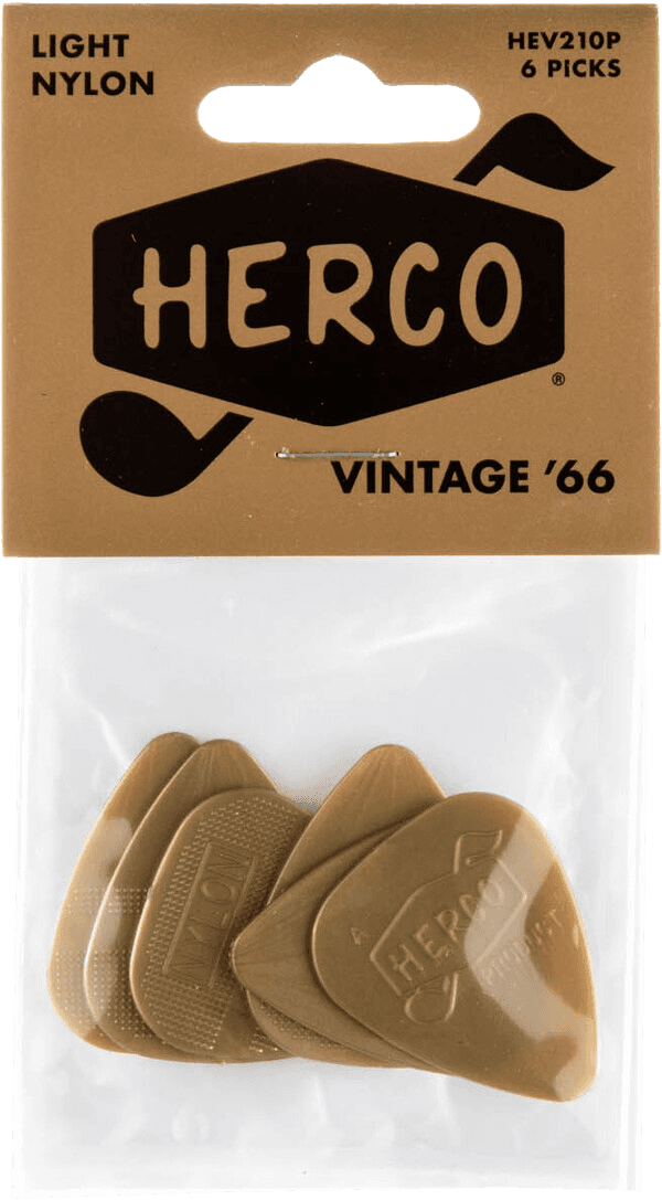 Zakje met 6 Plectrums Vintage '66 Light