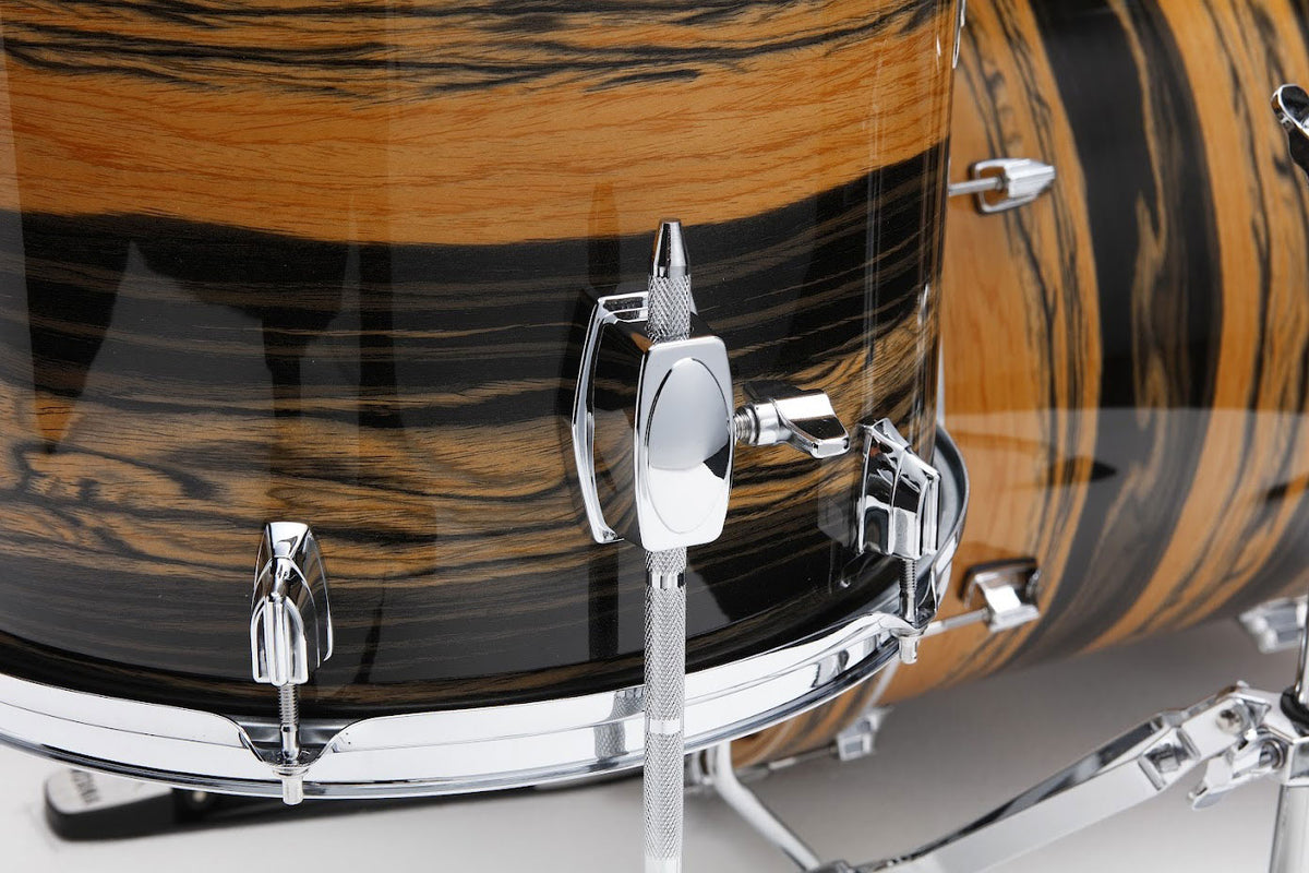 SUPERSTAR CLASSIC FUSION 20 DRUM KIT NATURAL EBONY TIGER WRAP