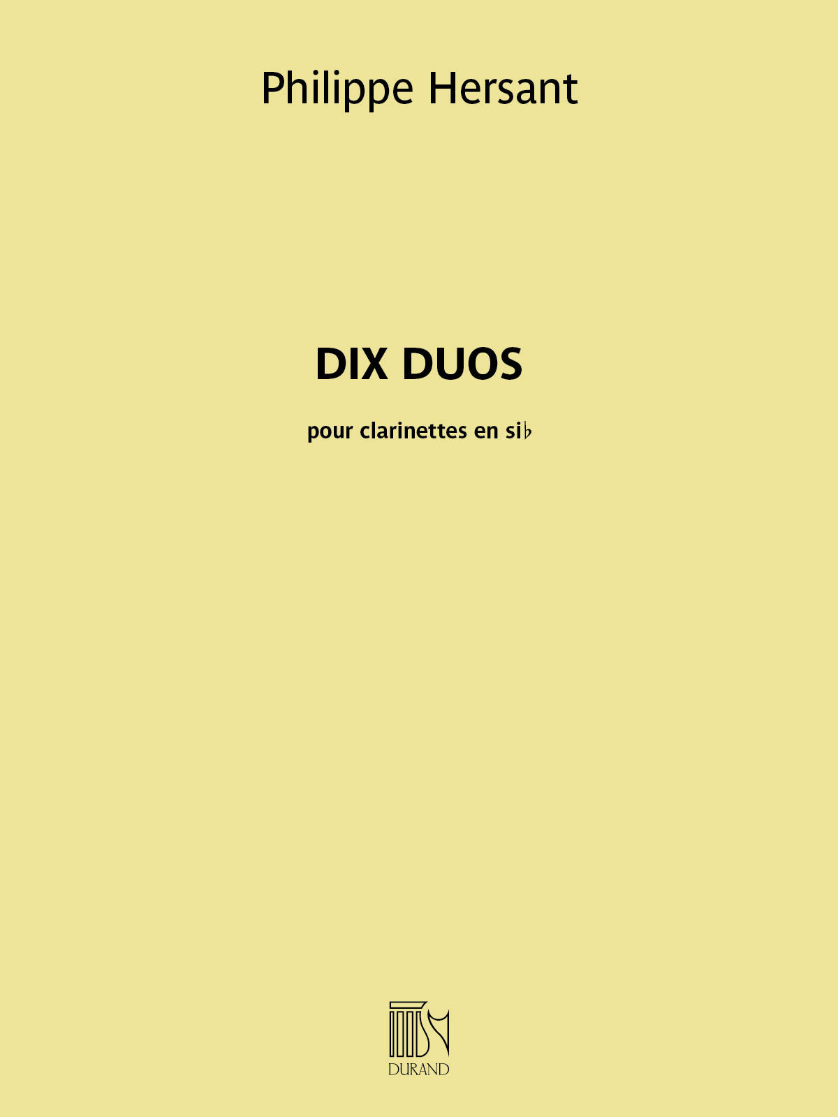 Durand Dix Duos