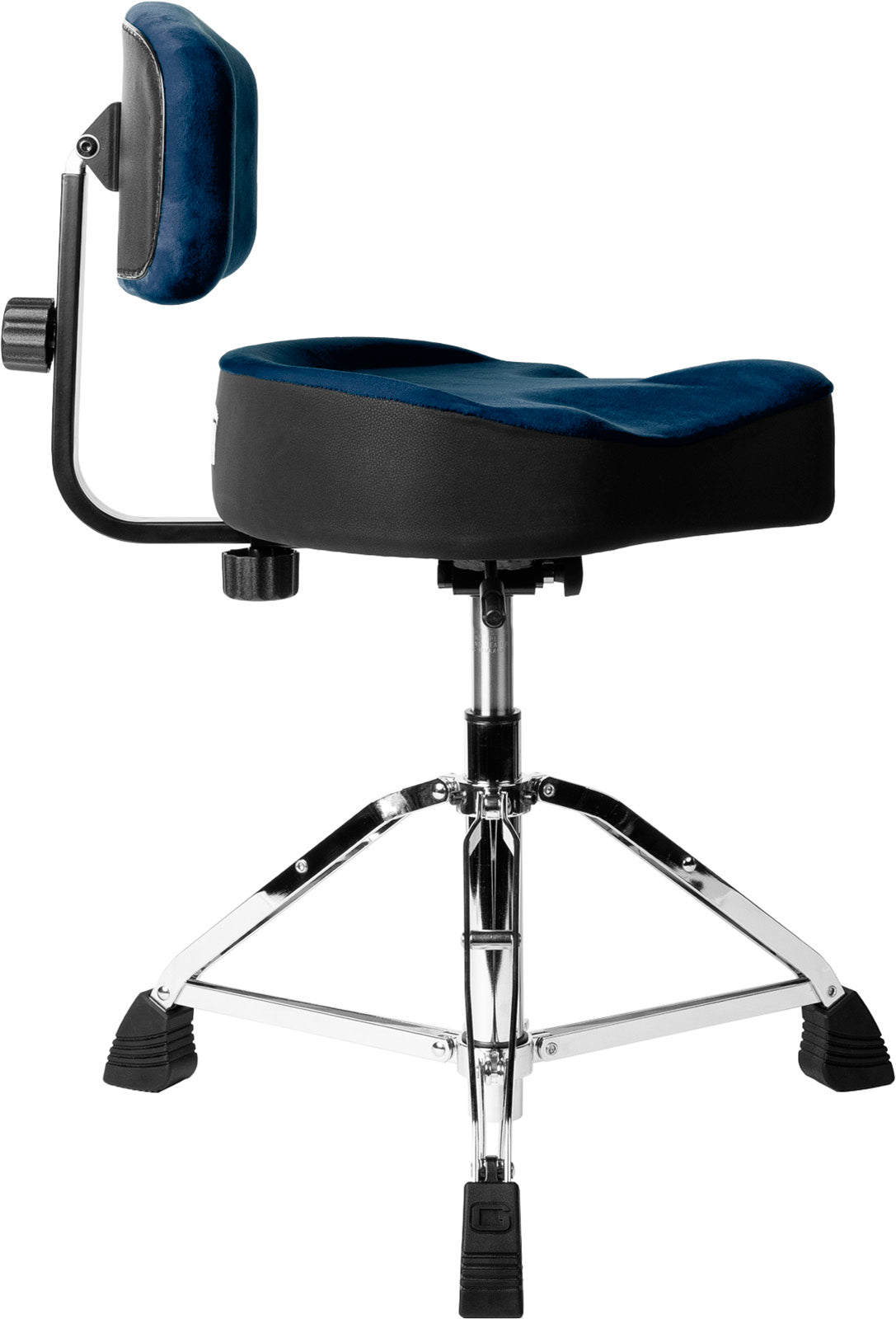 Rugleuning voor drumkruk blauw