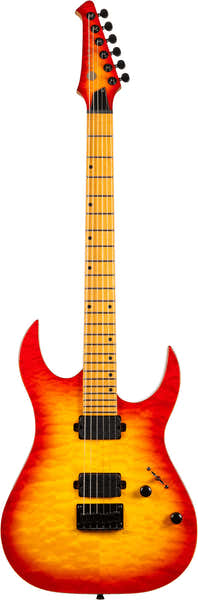 Spira Guitars S500QFB Fireburst