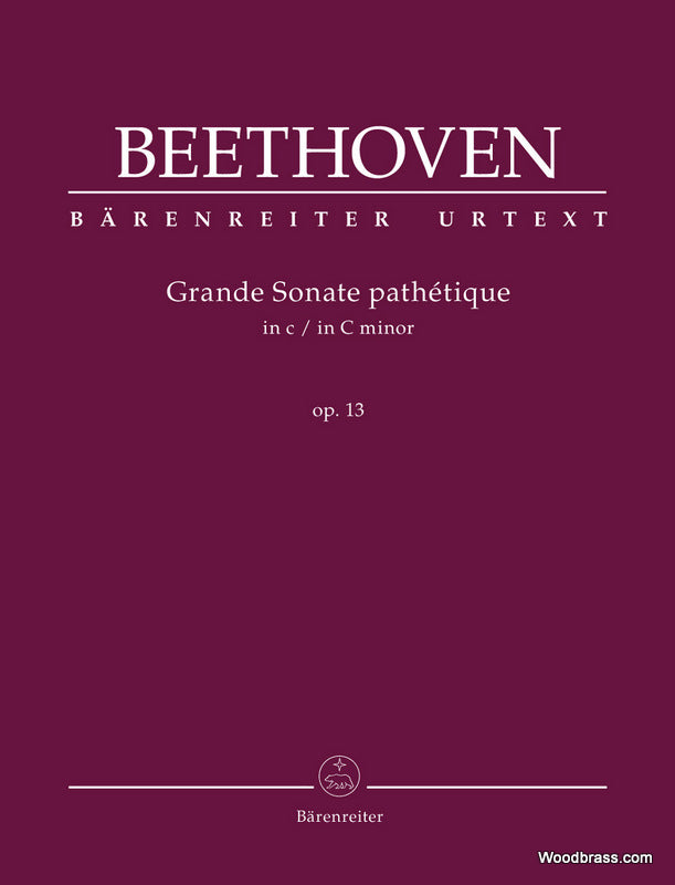Barenreiter Beethoven L.V. - Grande Sonate Pathetique In C Minor Op.13 - Piano