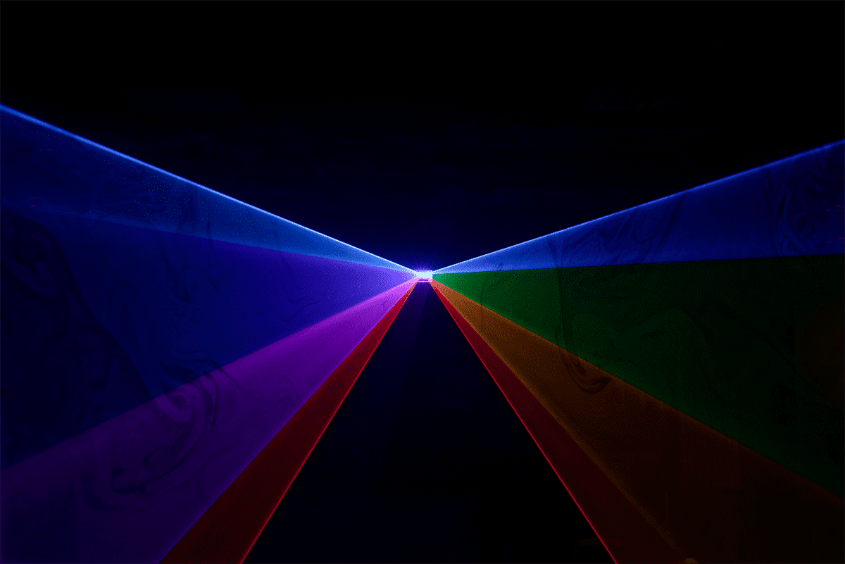 SPECTRUM 500 RGB - POLYCHROOM LASER GROEN ROOD BLAUW