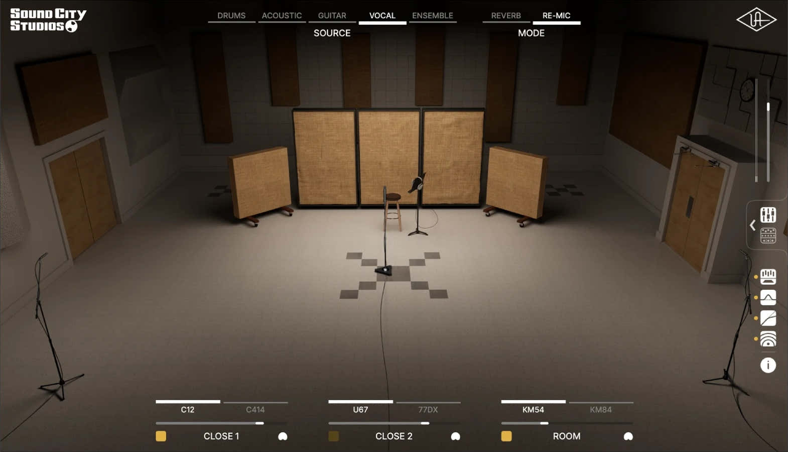 UAD Plug-in van Sound City Studios