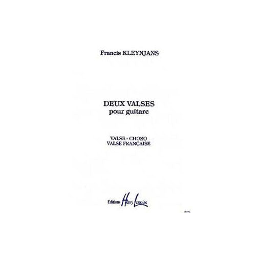 Lemoine Kleynjans - Valses (2) - Guitare