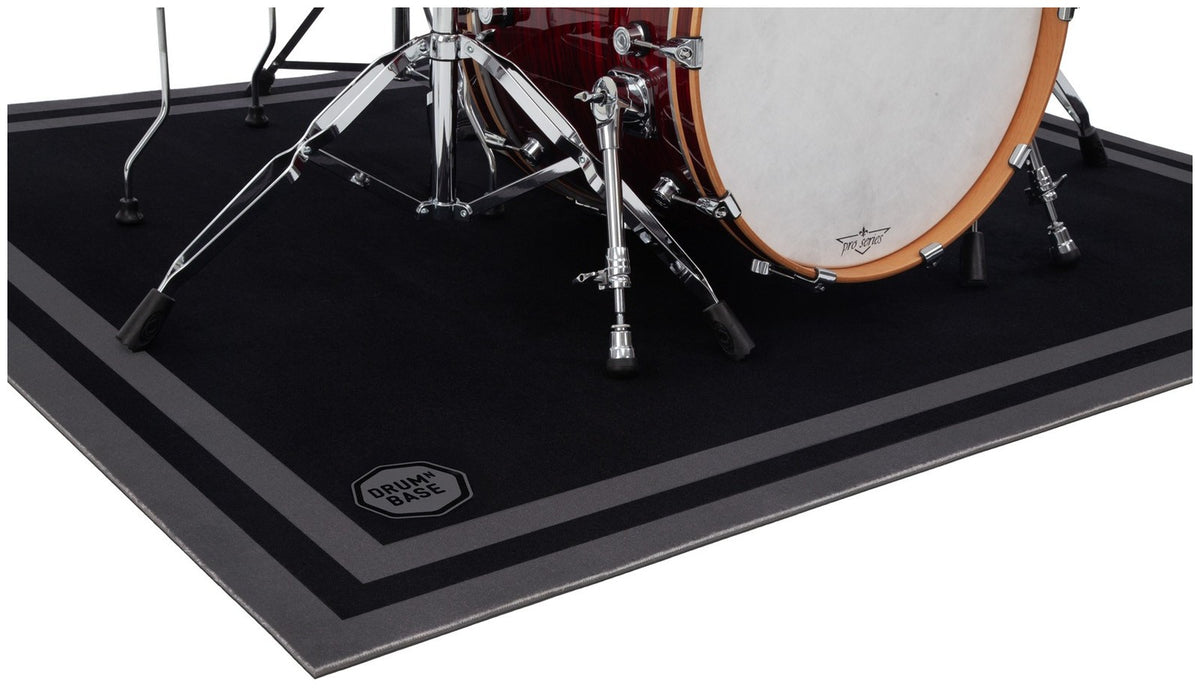 Vrije Ophanging & 27dB Contactgeluidreductie - Drumtapijt 1.50 x 1.30m - Stage Zwart