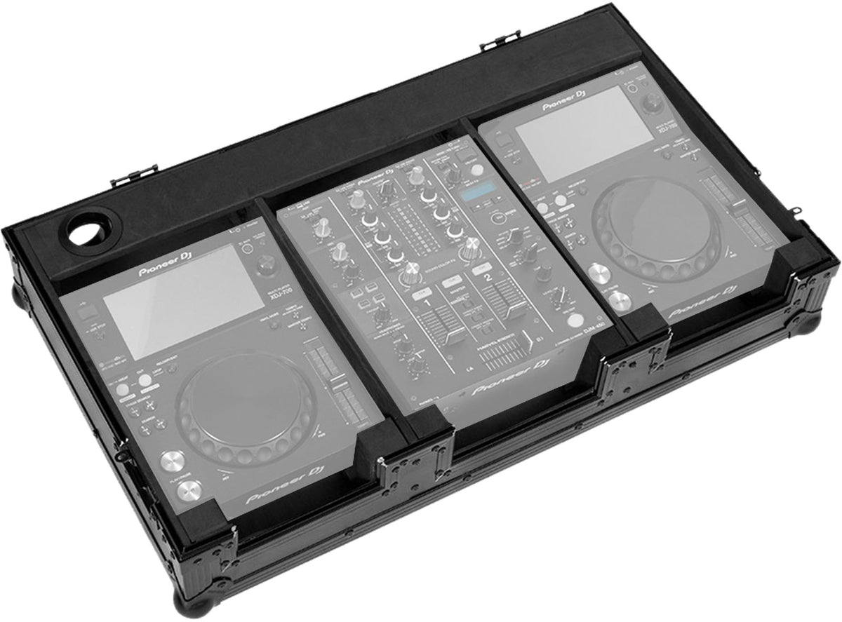 Flight Console 10'' XDJ700 en DJM450 Zwart