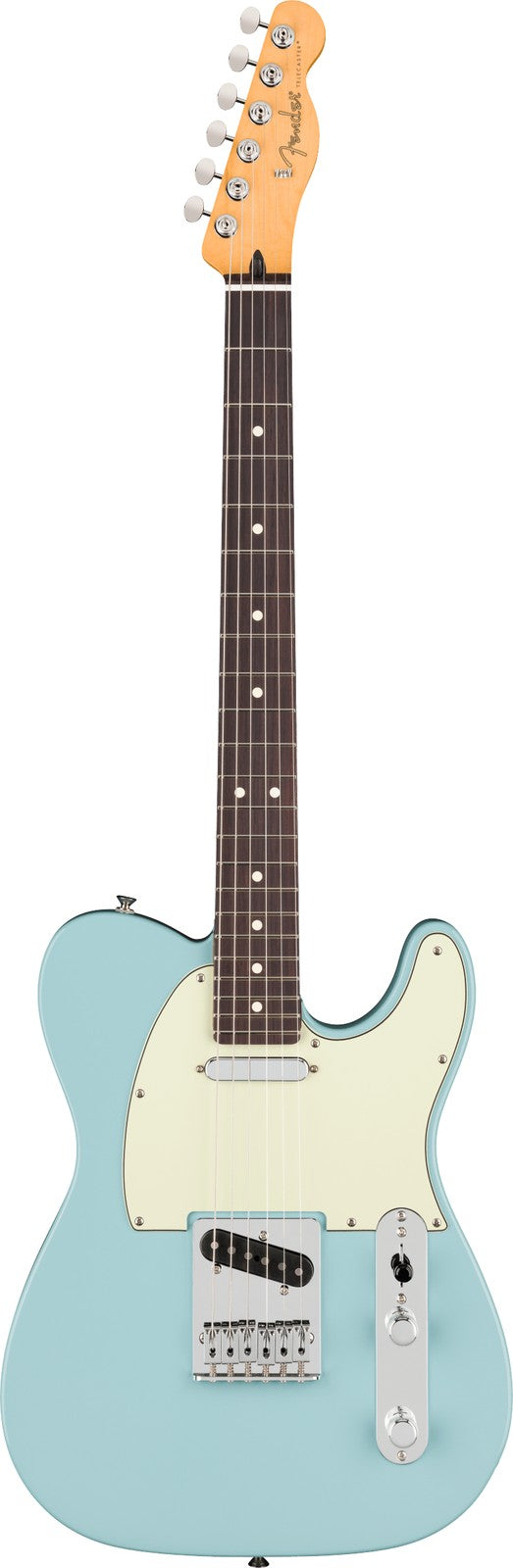 Telecaster 75 Jaar Player II, Palissander toets. Daphneblauw