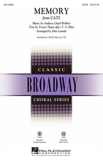 Memory From Cats - Satb (arr. John Leavitt)