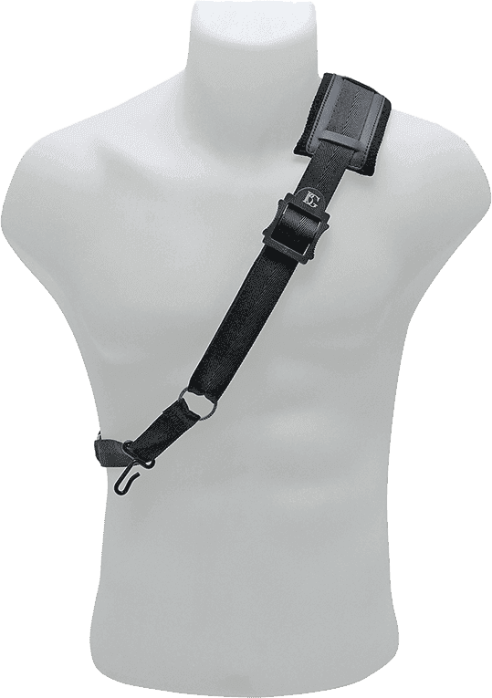 S02M - CORDON BANDOLERA SAXOFOON TAMANO L (METAL HOOK)
