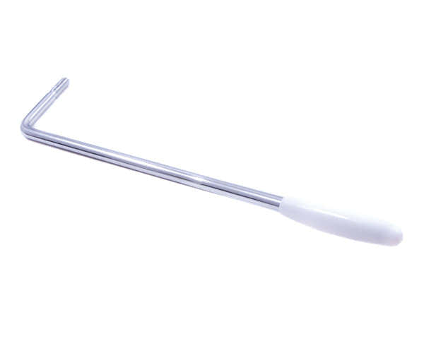 SQUIER AFFINITY TREMOLO ARM ('05-PRESENT) CHROME WITH WHITE TIP